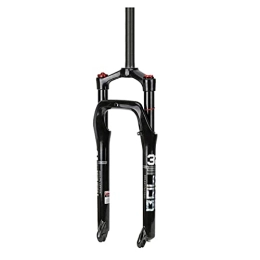 SJHFG Mountain Bike Fork SJHFG Suspension 26 Inch Air Suspension Bicycle Fork, Bicycle Suspension Air Fork MTB Snow Bike Fork 1-1 / 8" Travel 115mm for 4.0" Tires fork