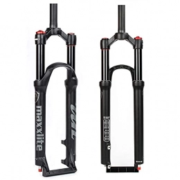 SKNB Spares SKNB Downhill MTB Air Fork Front Fork 26 / 27.5 / 29 Inch Magnesium Alloy Straight Tube (Shoulder Control) Air Suspension Fork 160 Mm Travel Provides A Cushioning Experience