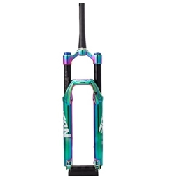 SLDMJFSZ Mountain Bike Fork SLDMJFSZ Bike Suspension Fork 27.5 / 29" for Mountain Bike Air Downhill Rappelling Shock Absorber Straight Tube Ultralight Bicycle Fork, color, 27.5