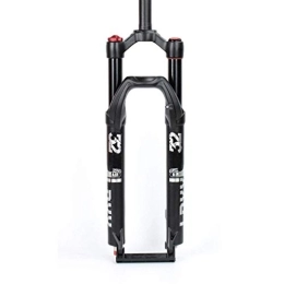 SLRMKK Mountain Bike Fork SLRMKK Bike Suspension Fork, 29 inch MTB Bicycle Suspension Fork, Mountain Bike Straight Steerer Front Fork, Cycling Front Suspension Fork, Manual Lockout, Travel 120mm, Orange-B