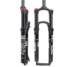 SLRMKK Spares SLRMKK Bike Suspension Fork, Suspension Fork Bicycle MTB Fork Carbon Steerer Tube Suspension MTB Mountain Bike Fork For Bicycle 26 / 27.5 / 29 Inch Shock Absorber Stroke 100 Mm, 29inches