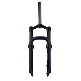 SMANNI Spares SMANNI 20 * 4.0 Snow Bike Fat Front Fork Magnesium Alloy Hook MTB Fork 135mm Travel Suspension Air Fork for E-bike Mountain Bike (Color : Straight Manual)