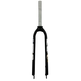 SMANNI Spares SMANNI 26" 27.5" 29" hard disc fork MTB mountain bike disc brakes Aluminums bicycle front fork 1-1 / 8 700C disc road bike fork (Color : Gloss black orange)