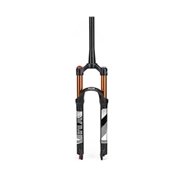 SMANNI Spares SMANNI 26 / 27.5 / 29inch Bicycle Fork 120mm Travel Air Suspension Fork 9mm QR Straight / Tapered Tube MTB Fork Mountain Bike Parts (Color : 27.5-Manual-Tapered)