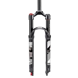 SMANNI Spares SMANNI Bicycle Fork Bike Air Suspension Fork 26 / 27.5 / 29 Inch Manual / remote Mountain Bike Fork with 120mm Trave MTB Part (Color : 29-Manual-Straight)