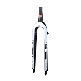 SMANNI Spares SMANNI Carbon Fiber Bicycle Fork Ultralight Mountain Bike Fork 26 27.5 29 Inch Tapered Tube MTB Fork Fit Disc Brake Bike Part (Color : 29er-Glossy-White)