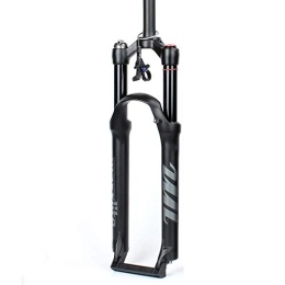 SN Spares SN Adjust 26 / 27.5 / 29 Inch Mountain Bike, Remote Lock Straight Canal / Spinal Canal Suspension Fork AIR Forks 120mm Travel Sports Outdoor (Color : Straight canal, Size : 27.5 inch)