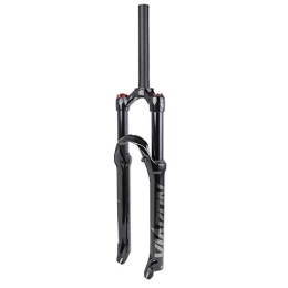 SN Spares SN Adjust 26 / 27.5 / 29inch Bike Suspension Forks, Aluminum Alloy Shock Absorption Air Pressure Mountain Bike Fork 1-1 / 8” Sports Outdoor (Color : Titanium, Size : 27.5in)