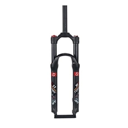 SN Spares SN Adjust Bike Suspension Fork, Air Pressure Shock Absorber Fork Disc Brake 1-1 / 8”MTB Front Suspension Forks Sports Outdoor (Color : Black, Size : 29in)