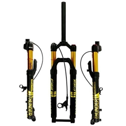 SN Spares SN Adjust Bike Suspension Forks, 27.5 / 29in MTB Suspension Fork Shoulder Control / wire Control Travel 120mm Oil and Gas Fork Sports Outdoor (Color : E, Size : 27.5 inch)