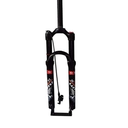 SN Spares SN Adjustable Bike Suspension Fork, 26 / 27.5 / 29in Pneumatic Fork Mountain Bike Suspension Fork 120mm Travel 1-1 / 8” Sports Outdoor (Color : Remote control, Size : 26in)