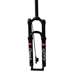 SN Spares SN Adjustable Bike Suspension Fork, 26 / 27.5 / 29in Pneumatic Fork Mountain Bike Suspension Fork 120mm Travel 1-1 / 8” Sports Outdoor (Color : Remote control, Size : 29in)