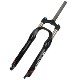 SN Spares SN Adjustable MTB Front Suspension Forks, Air Pressure Shock Absorber Fork Bike Suspension Forks Fork Bicycle Accessories Sports Outdoor (Color : Black)