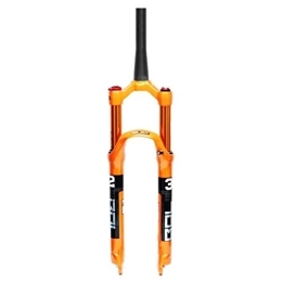 SN Spares SN Cycling 26 27.5 29 Inch Air Suspension Fork, MTB Alloy Fork, For Disc Brake Bike - Orange (Size : 29INCH)