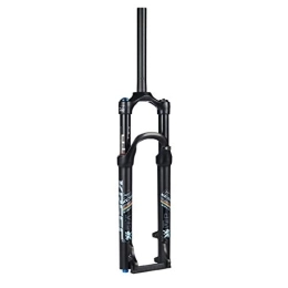 SN Spares SN Cycling 26" 27.5" 29" Mountain Bike Suspension Fork Alloy 28.6mm Disc Brake Air Fork 120mm Travel Black (Color : Straight canal, Size : 29 inch)