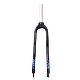 SN Spares SN Cycling 26" 27.5" 29" MTB Cycling Front Forks, 1-1 / 8" Universal Fork Aluminum Alloy Ultralight Suspension Fork With Disc Brake Seat (Color : Blue, Size : 26INCH)
