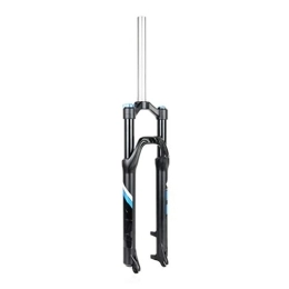 SN Spares SN Cycling Cycling Air Suspension Fork MTB Alloy Front Fork, for 26 / 27.5 Inch City Road Disc Brake Bike Accessories (Color : Black blue, Size : 27.5 INCH)
