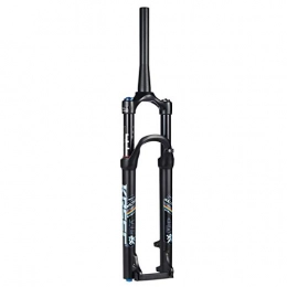SN Spares SN Cycling Tapered Bike Suspension Fork 26 Inch 27.5 Inch 29 Inch Disc Brake MTB Air Fork Aluminum Magnesium Alloy (Color : Black, Size : 27.5 inch)