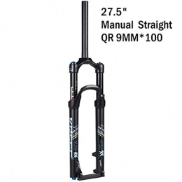 SOAR Spares SOAR Mountain Bicycle Suspension Fork MTB Suspension Air Fork 26 27.5 29 Inch Mountain Bike Front Suspension Fork Bicycle Shock Absorber Forks Rebound Adjust (Color : B)