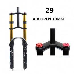 SOAR Spares SOAR Mountain Bicycle Suspension Fork MTB Suspension Air Fork 26 27.5 29 Inch Mountain Bike Front Suspension Fork Bicycle Shock Absorber Forks Rebound Adjust Travel: 100mm (Color : C)