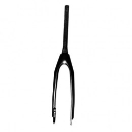 Unknown Mountain Bike Fork Solid Lightweight Bike Front Fork 28.6mm Steerer Tube Fork 160mm Disc Brake Mounting Lightweight Repair Component Parts - 27.5inch