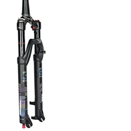 SORBEZ Mountain Bike Fork SORBEZ 27.5 29 Inch Mountain Bike Suspension Fork Rebound Adjust MTB Air Pressure Shock Fork Boost Axle 15x100mm Travel 120mm (Color : 27.5 Remote Tapered)