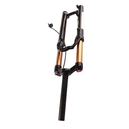 SPYMINNPOO Mountain Bike Fork SPYMINNPOO Bike Suspension Fork, 24 Inch Mountain Bike Front Fork Shock Absorb Quick Release Wire Control Bike Suspension Fork