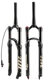 stdpcxz Mountain Bike Fork stdpcxz Manual / Remote Lockout 26 / 27.5 / 29 Mountain Bike Forks, Tapered Tube Aluminum Alloy Suspension Fork HL, 27.5