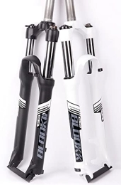 stdpcxz Mountain Bike Fork stdpcxz Mountain Bike Front Fork Gas Fork Bicycle Shock Absorber Shoulder Control 26 / 27.5 Gas Fork White, 27.5