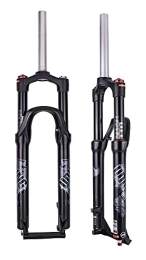 MabsSi Spares Straight Manual-lockout Magnesium Alloy Air Suspension Fork 26 / 27.5 / 29inch Travel 120mm Mountain Bike Front Fork QR 9mm With Damping Rebound(Size:26INCH, Color:STRAIGHT MANUAL-LOCKOUT)