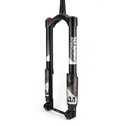 SuIcra Spares SuIcra 26 Inch Mountain Bike Air Suspension Inverted Fork Thru Axle 15x150mm MTB Bicycle Aluminum Alloy Fork Travel 130mm Rebound Adjust Tapered Tube