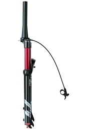 SuIcra Mountain Bike Fork SuIcra Bike Suspension Fork 26 / 27.5 / 29'' MTB Air Fork 120mm Travel Rebound Adjustable 1-1 / 8 Straight / Tapered Disc Brake Bicycle Front Fork QR 9mm (Color : Tapered RL, Size : 27.5inch)