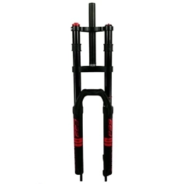 SuIcra Spares SuIcra Downhill Mountain Bike Suspension Fork 26 27.5 29 Inch Travel 160mm MTB Air Fork Double Shoulder Front Fork 1-1 / 8 Straight Tube With Lockout (Color : Red, Size : 29inch)