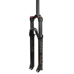 SJHFG Mountain Bike Fork Suspension 26 / 27.5 / 29inch Suspension Fork, 120mm Travel Mountain Bike Fork Suspension Fork Bicycle MTB Fork Magnesium Alloy Tube fork (Color : Straight tube-HL, Size : 26inch)