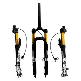 SJHFG Mountain Bike Fork Suspension 27.5 29in Suspension Forks Suspension Fork, Mountain Bicycle Fork Magnesium Alloy Shoulder Control Wire Damping for Disc Brake fork (Color : D, Size : 27.5inch)