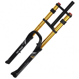 AWJ Mountain Bike Fork Suspension Fork 4.0" Fat Suspension Fork 26" E-Bike Front Fork MTB Disc Brake Bike Fork 1-1 / 8" Steerer Bicycle Fork 170mm Travel Air Damping QR ATB / BMX