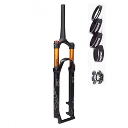 AWJ Spares Suspension Fork MTB Bicycle Fork 26" Air Rebound Bike Suspension Fork 27.5" 29" 1-1 / 2" Conical Steerer 100mm Travel QR 9x100mm Remote Lockout Manual Lockout