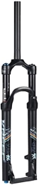 SJHFG Mountain Bike Fork Suspension Forks Bike Suspension Fork 26 Inch 27.5" 29er 1-1 / 8" Alloy MTB Air Forks Travel 120mm Mountain Bike Damping Air Fork Accessories (Color : Straight Tube, Size : 26 inch)