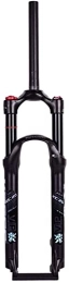 SJHFG Mountain Bike Fork Suspension Forks MTB Air Suspension Forks, 26 / 27.5 / 29 Inch Wheel 1-1 / 8" Travel 120mm Disc Brake Front Fork Mountain Bike Accessories (Color : Black, Size : 29 inch)