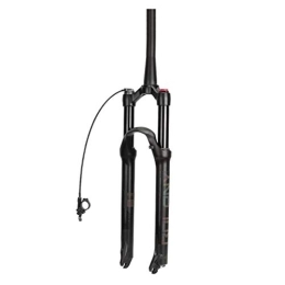 TYXTYX Mountain Bike Fork Tapered Mountain Bicycle Suspension Fork, 1-1 / 8" Lightweight Alloy Air Forks Travel: 120mm for 26" 27.5 Inch 29er Bike