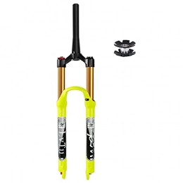 TBJDM Mountain Bike Fork TBJDM 26 27.5 29 inch MTB mountain bike suspension fork suspension travel 130mm, 1-1 / 8 straight tube / conical tube disc brake bicycle air fork