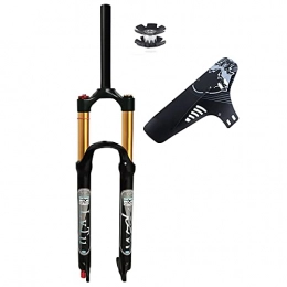 TBJDM Mountain Bike Fork TBJDM 26 / 27.5 / 29 inch travel 140mm MTB suspension fork, 1 1 / 8 rebound adjust manual / remote locking QR 9mm straight / conical tube XC AM ultralight mountain bike front fork