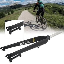 Teamsky Mountain Bike Fork TeamSky BOLANY Bicycle Rigid Fork, Mountain Bike Rigid Forks Aluminium Alloy Disc Brake Front Fork for Mountain Bike