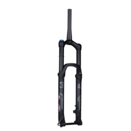 Boxkat Mountain Bike Fork Thru Axle 110 * 15mm 29inch Rebound Adjust Mountain Bike Air Forks, XC Bicycle Front Fork Manual Lockout Remote Lockout Tube 34mm (Color : Black Manual Lockout, Size : 29)