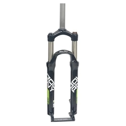 TISORT Mountain Bike Fork TISORT 26 27.5 29 Inch MTB Bicycle Suspension Front Fork Mountain Bike Fork Aluminum Alloy Mechanical Fork For MTB Bike Bicycle Forks (Color : Black Green, Size : 29")