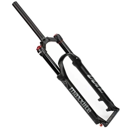 MabsSi Spares Travel 120mm Mountain Bike Front Forks 26 27.5 29 Inch, Ultralight Rebound Adjust Straight Tube XC AM MTB Air Suspension Fork 9mm QR(Size:29 INCH, Color:MANUAL LOCKOUT)