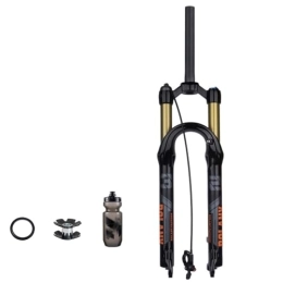 TS TAC-SKY Spares TS TAC-SKY 120mm Travel Mountain Bike Forks 27.5 / 29 Inch Shock Absorption Shockproof Air Pressure Accessories Magnesium Alloy Forks (Color : Black, Size : 27.5 inch Straight Remote)