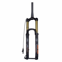 TS TAC-SKY Spares TS TAC-SKY Bike Suspension Fork 175mm Travel MTB Fork XC DH AM Down Hill Thru Axle Boost Fork Bicycle Rebound Adjustment Suspension (Color : Gold, Size : 27.5 Tapered Remote)