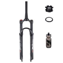 TS TAC-SKY Spares TS TAC-SKY MTB Air Fork Suspension Bicycle Front Suspension Mountain Bike Forks Shock Absorbing Pneumatic 26 / 27.5 / 29 Inch Forks Inch Shock Absorbing Forks (Color : Black, Size : 27.5 Tapered Manual)