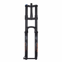 TS TAC-SKY Spares TS TAC-SKY MTB Thru Axle Boost Suspension Fork Mountain Bike Air Resilience Rebound Adjustment 110 * 15MM Travel 175MM (Color : 27.5 inch Tapered Black)